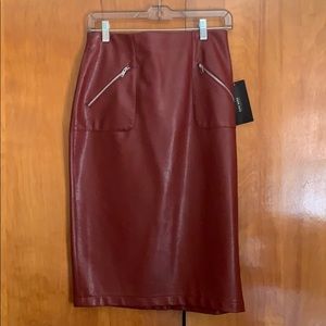 Zara pleather skirt
